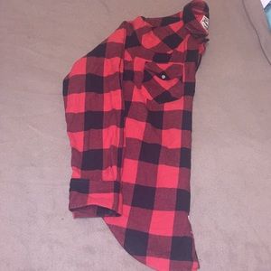 Plaid longsleeve button-down